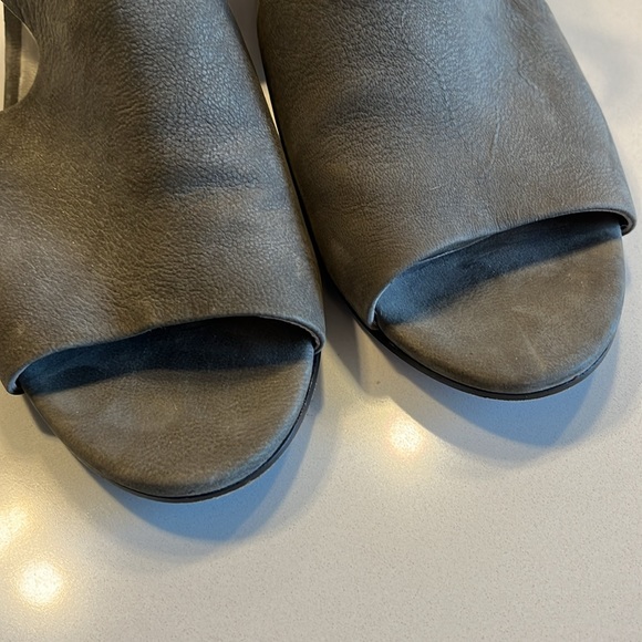 Eileen Fisher Taupe Open Toe Summer Shoes Size 7.5 - Picture 10 of 10